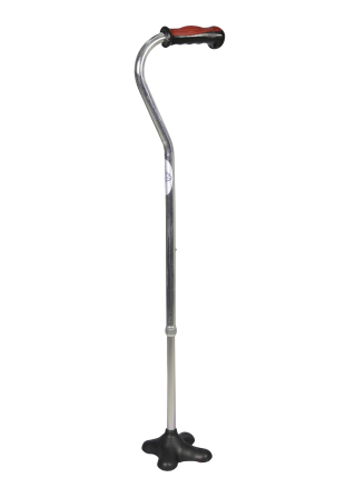 Bastón de 4 apoyos base pequeña O.A.